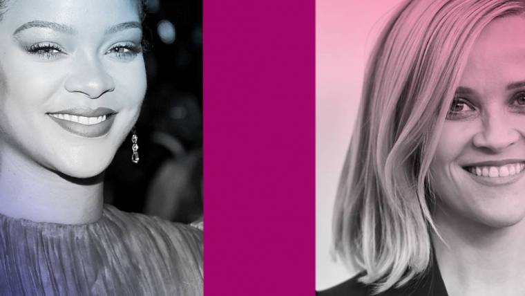 Rihanna and Reese Witherspoon photo mashup