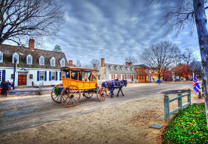 Colonial Williamsburg in the fall