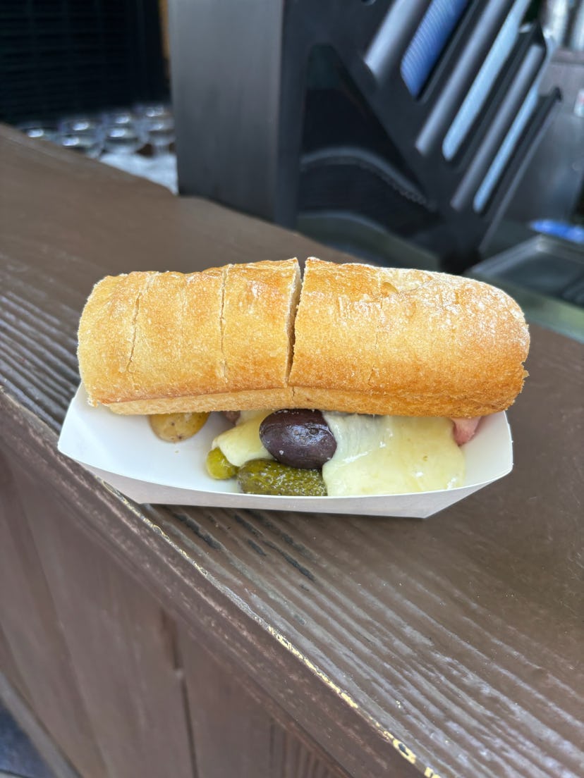 Raclette cheese at Disney World