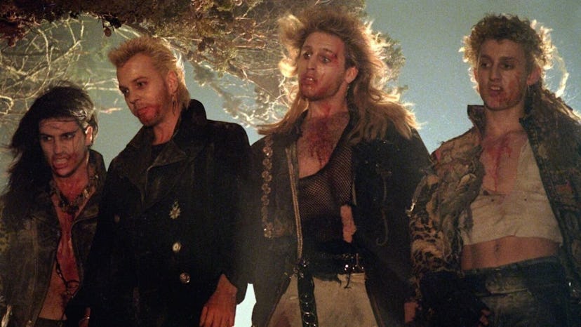 Kiefer Sutherland and more star in the '80s classic vampire film 'The Lost Boys.'